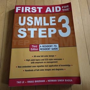 First aid review for USMLE step 3